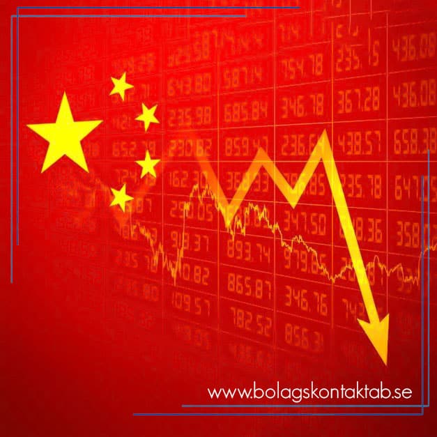 Kinesiska börserna rasar efter svag tillväxt